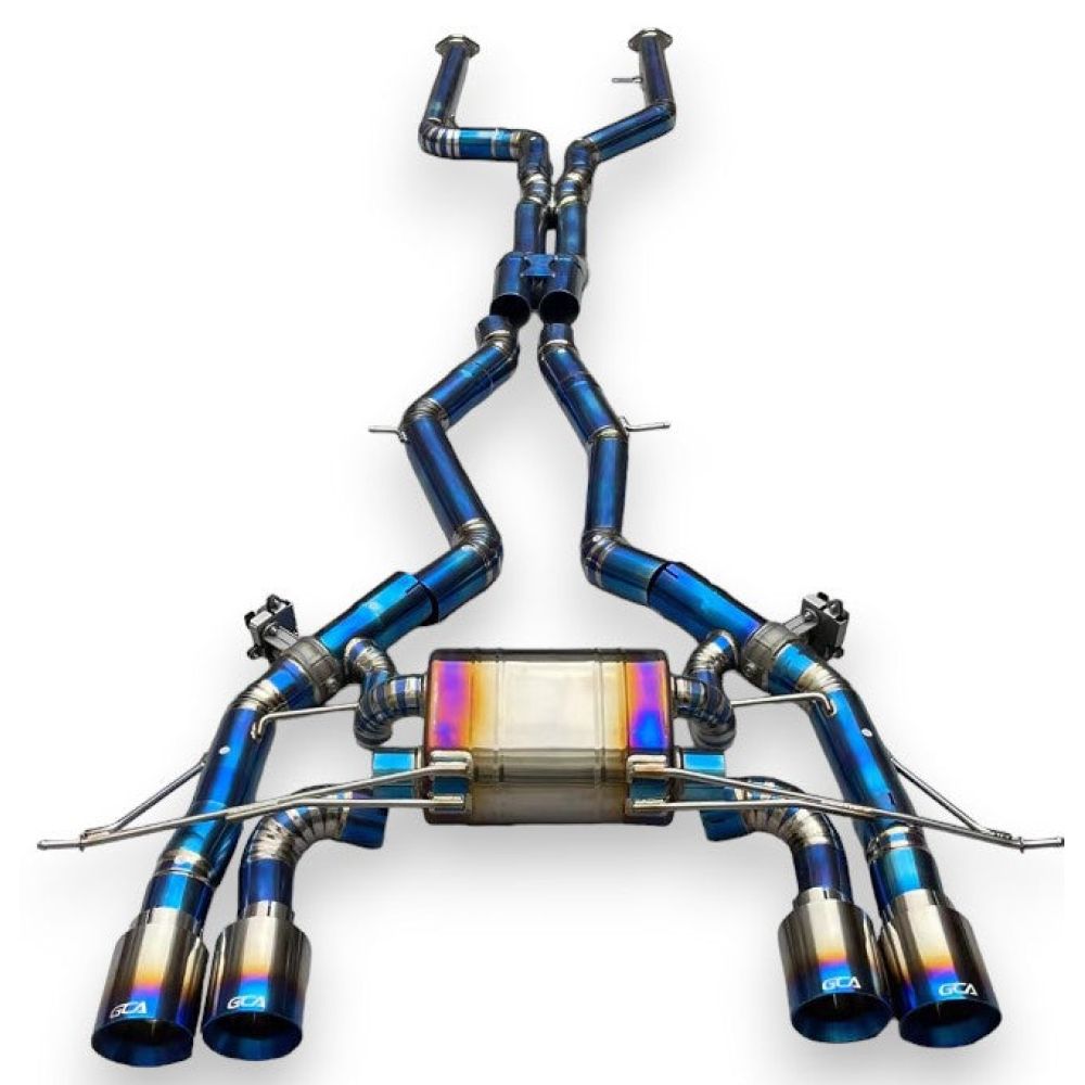 2022 + Bmw M2 Valved Sport Exhaust System | G87 Titanium / Chrome Tips Axleback Only